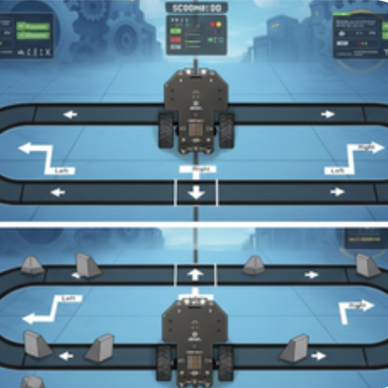 Alpha Pi Buggy Line Tracking